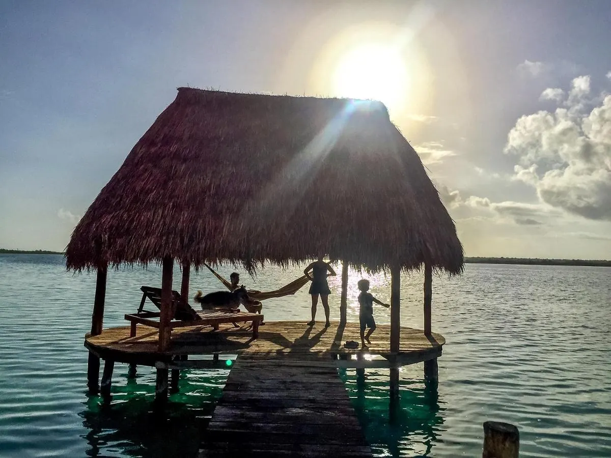 Santuario Sol Lagoon Front 24 Pax 6 Bedroom Cuartos Bacalar Holiday home